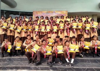 Wakil Bupati Sidoarjo Lantik Siswa SMPIT Insan Kami Sebagai Pramuka Garuda
