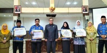 Peduli Pengembangan Minat Baca Masyarakat, Disperpusip Gresik Apresiasi Pengelola Perpustakaan Desa lewat Lomba