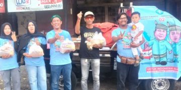 Sosialisasi Prabowo-Gibran, Relawan Praban Milenial Gresik Terus Geber Pasar Murah Sembako