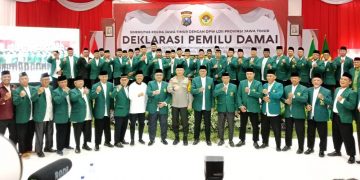 DPW LDII Jatim Bersama Kapolda Jatim Gelar Deklarasi Pemilu Damai