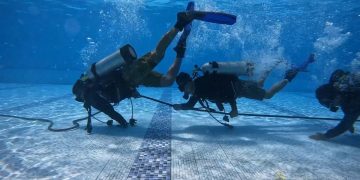 Dislambair Koarmada II Adakan Indonesian Navy Diver Skills Competition