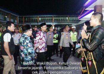 Malam Tahun Baru 2024 di Wilayah Sidoarjo Berjalan Aman