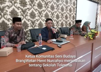 Komunitas Seni Budaya BrangWetan Prakarsai SMP Menuju Sekolah Toleransi