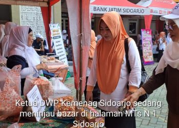 Bazar Hari Amal Bhakti ke 78  Kemenag Sidoarjo Ludes Dalam Sekejab