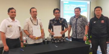 Disporapar Sidoarjo Serahkan GOR Delta ke KPPP Wil I Jatim Untuk Direnovasi