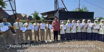 Belum Genap Dua Tahun 16 Siswa SMP Nurul Fikri Raih Prestasi Nasional