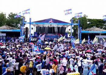 SBY-AHY Hadiri Kampanye Akbar di Banyuwangi, Serukan Demokrat dan Prabowo-Gibran Menang Pemilu 2024