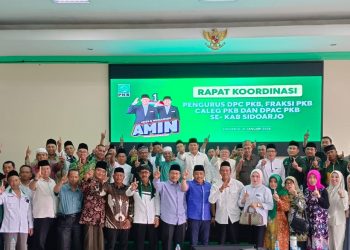 Gelar Rapat Koordinasi, PKB Sidoarjo Tegak Lurus Menangkan Pasangan AMIN