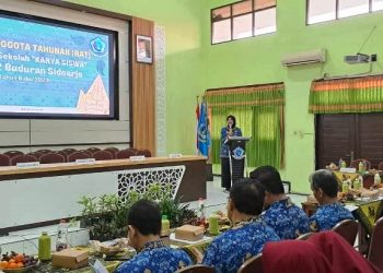 Kopsis ‘Karya Siswa’ SMKN 2 Buduran Sampaikan Pertanggungjawaban Melalui RAT Tahun 2023
