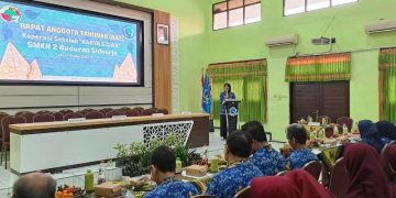 Kopsis ‘Karya Siswa’ SMKN 2 Buduran Sampaikan Pertanggungjawaban Melalui RAT Tahun 2023