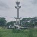 Monumen Pancasila Dipenuhi Enceng Gondok Dan Rumput Liar