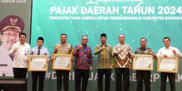 Mendagri Apresiasi Kinerja Penerimaan Pajak Pemkab Sidoarjo Melebihi Target  