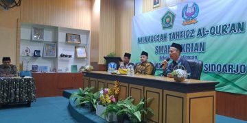 SMAN 1 Krian Gandeng Kemenag Sidoarjo Gelar Munaqosah Tahfidz Al Qur’an