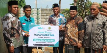 Nurul Hayat Serahkan Bantuan Sumur Bor untuk Pesantren Daarul Qur’an An-Nur