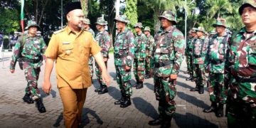 Pimpin Upacara Pembukaan TMMD ke-119, Bupati Gresik Berharap Percepat Laju Pembangunan Desa