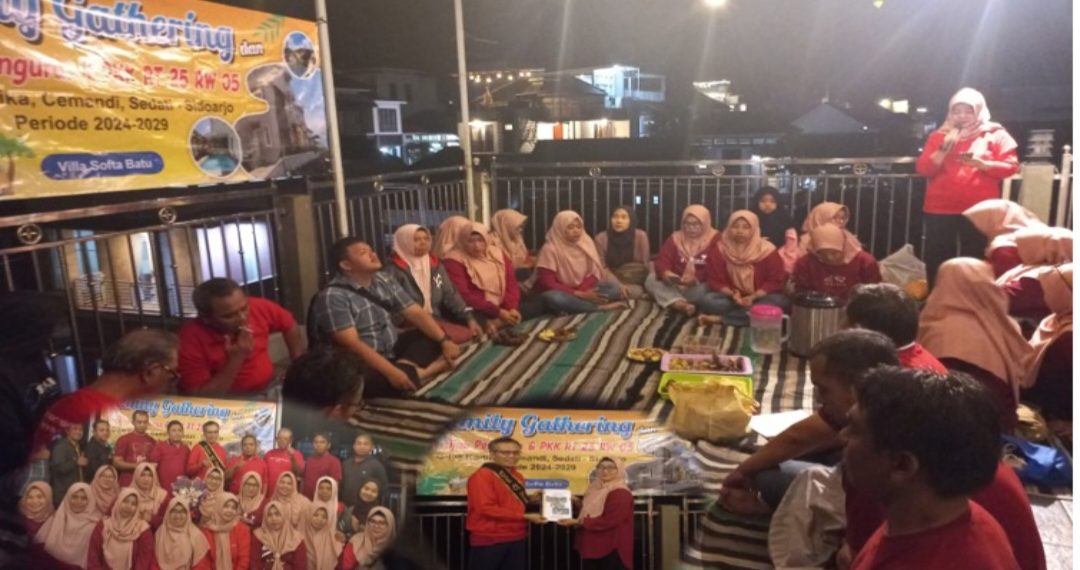Family Gathering PKK dan RT 25 Desa Cemandi, Untuk Perkokoh Sinergitas dalam pelayan dan Pembangunan Lingkungan