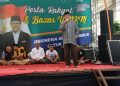 Pengajian dan Nobar Debat Capres Pungkasi Pesta Rakyat dan Bazar UMKM Relawan AMIN Gresik