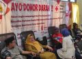 Wabup dan Kapolres Gresik Awali Donor Darah HPN 2024 KWG