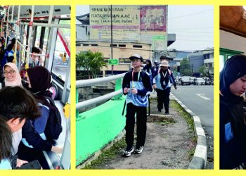 Siswa SMP SAIM Latihan Survive di Tengah Kota