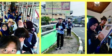 Siswa SMP SAIM Latihan Survive di Tengah Kota