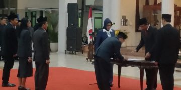 Bupati Muhdlor Lantik Fenny Apridawati Jadi Sekda Sidoarjo Setelah Kosong Hampir Dua Tahun