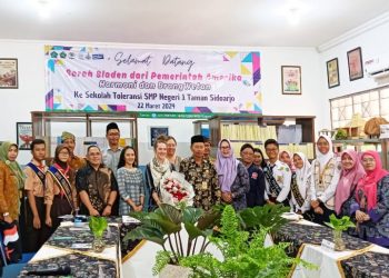 USAID Kunjungi SMPN 1 Taman, Sambut Baik Sekolah Toleransi di Sidoarjo