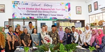 USAID Kunjungi SMPN 1 Taman, Sambut Baik Sekolah Toleransi di Sidoarjo