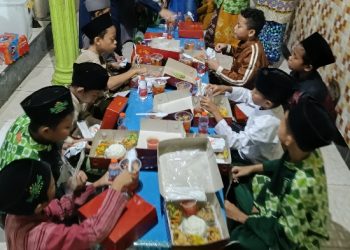 BRI Kanca Krian Salurkan Sembako Pada Pondok Pesantren Panti Asuhan Sabilul Ulum
