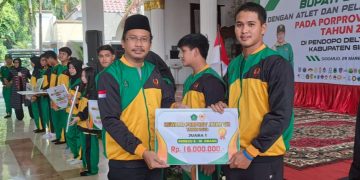 Bupati Muhdlor Minta Maaf Atas Keterlambatan Bonus Atlet Peraih Medali Ajang Porprov Jatim ke VIII