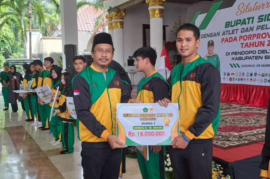 Bupati Muhdlor Minta Maaf Atas Keterlambatan Bonus Atlet Peraih Medali Ajang Porprov Jatim ke VIII