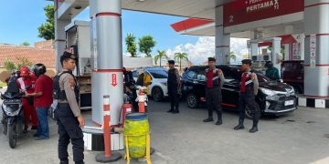 Jelang Mudik Lebaran, Polres Kediri Intensifkan Patroli SPBU Untuk Pastikan Stok BBM Aman Tanpa Kecurangan