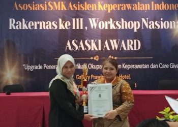 SMK Mitra Sehat Mandiri Sidoarjo Raih Inovasi Terunggul Nasional Bidang Asisten Keperawatan