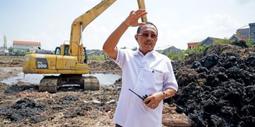 Tangani Banjir, Cak Ji Tinjau Pembangunan Boezem Rejosari Benowo