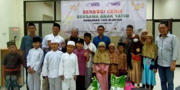 Buka Bersama, SMSI Surabaya – Korporasi Santuni Anak Yatim dan Dhuafa