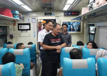 Tinjau Arus Mudik Lebaran, Cak Ji Beri Pesan Bagi Warga Surabaya