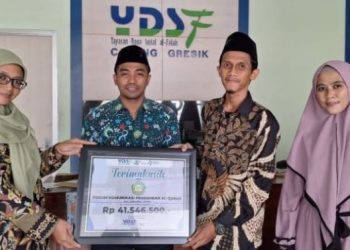 Lewat YDSF Gresik, FKPQ Kebomas Berdonasi untuk Program Recovery Warga Bawean
