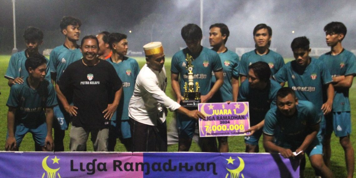 Tuan Rumah Putra Kelapa FC Sukodono Juarai Liga Ramadhan 2024 Setelah Tundukkan Slot FC Surabaya