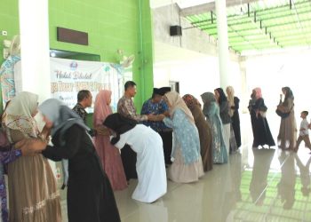 Halal Bihalal Jadi Ajang Jalin Silaturahmi Keluarga Besar SMP Negeri 2 Porong