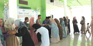Halal Bihalal Jadi Ajang Jalin Silaturahmi Keluarga Besar SMP Negeri 2 Porong