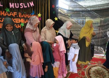 Halal Bihalal KB-TK Al Muslim Tebarkan Maaf Semangat Kembali ke Sekolah