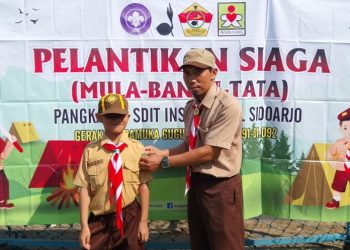 Pelantikan 65 Pramuka Siaga Mula Dalam Amazing Camp SDIT Insan Kamil
