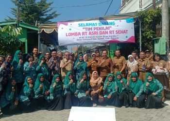 Dua Kategori Lomba RT Se Kabupaten Sidoarjo Diwakili RT 25 Perum Griya Kartika Desa Cemandi