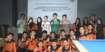 PKM Unesa Optimalkan Pelatihan Atlet Bilyar Sidoarjo Berdasar Sport Science