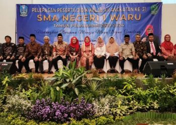 Lulusan SMA Negeri 1 Waru Diharapkan Menjadi Tauladan Bagi Adik-Adiknya