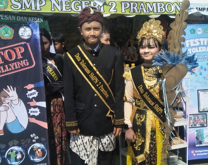 Baru Berdiri Setahun SMPN 2 Prambon Ikuti Festival Toleransi 2024