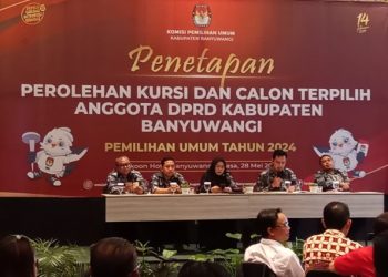 KPU Gelar Pleno, Tetapkan 5O Anggota DPRD Banyuwangi