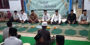 Halal Bihalal NU Ranting Gedangsewu dan Banom Tekankan Sinergi Hidupkan Masjid