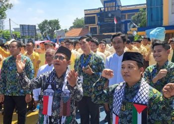 Seluruh Siswa SMA Muhammadiyah 2 Sidoarjo Turun Ikut ‘Aksi Bela Palestina’