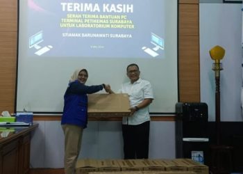 TPS Serahkan Bantuan PC untuk Laboratorium Komputer STIAMAK