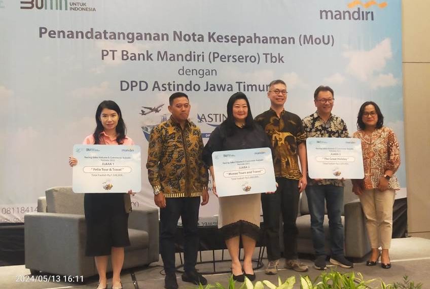 Bank Mandiri Gandeng Astindo Dongkrak Industri Pariwisata Unggulan